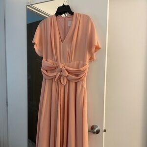 Gal Meets Glam Fit & Flare Pink Dress